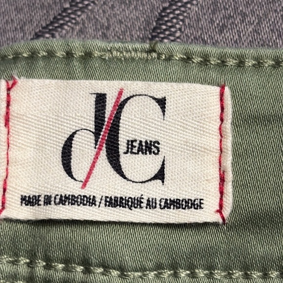 D/C Jeans women’s, olive green, denim, size 24, pockets, - Picture 11 of 11